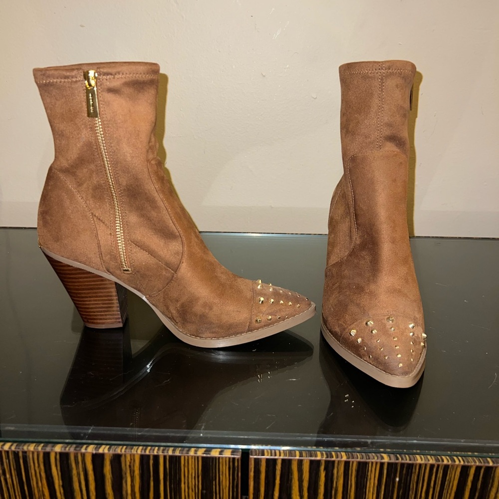 Michael Kors Suede Studded Booties